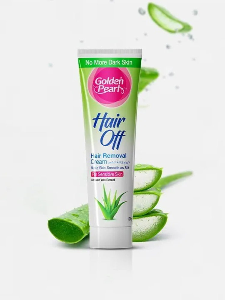 Picture of Golden Pearl Hair Off Hair Removal Lotion Aloe Vera 80GM