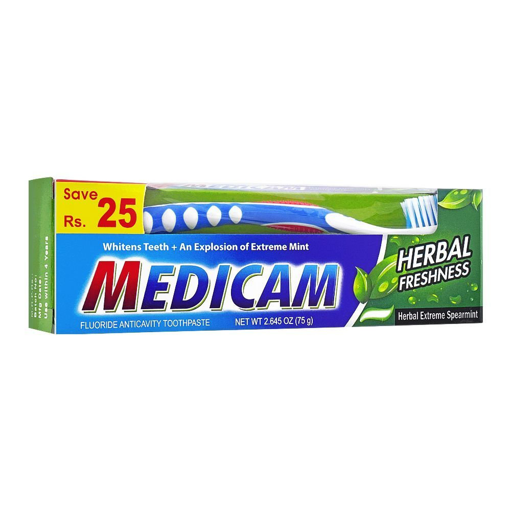 Picture of Medicam Herbal Freshness Toothpaste 75gm