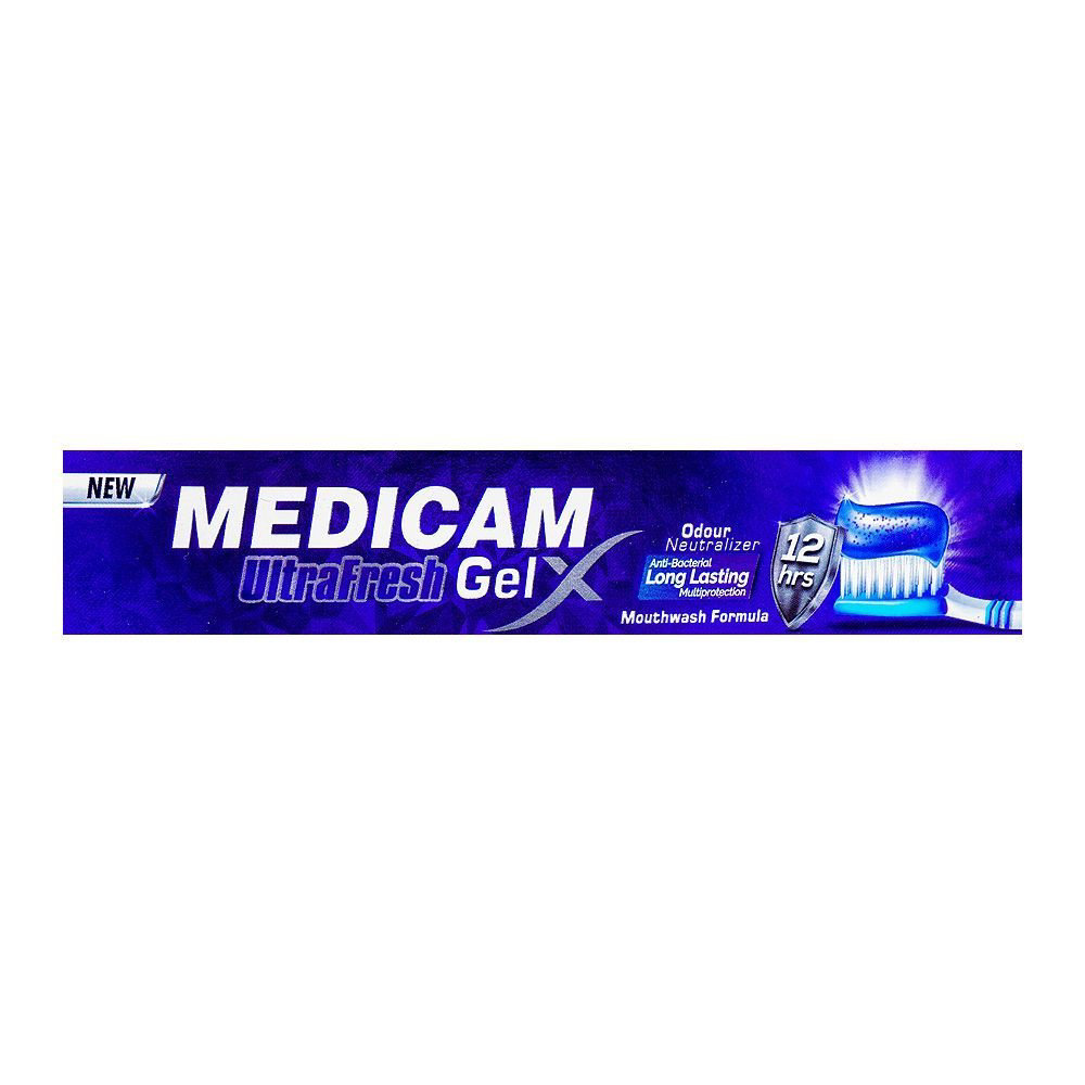 Picture of Medicam Ultra Fresh Blue Gel Tooth Paste 150gm
