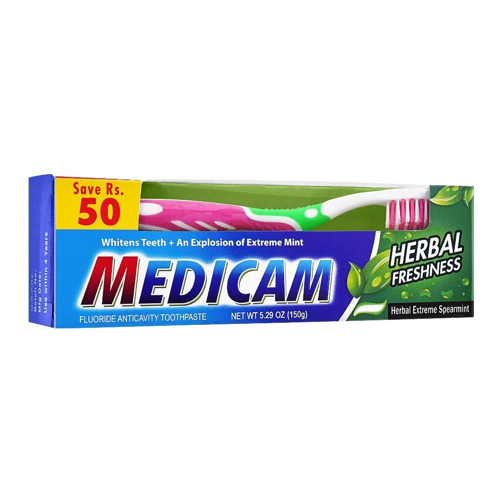 Picture of Medicam Herbel Freshness Toothpaste Bp 150gm