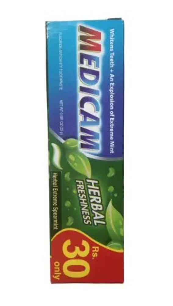 Picture of Medicam Herbal Freshness Toothpaste 25gm