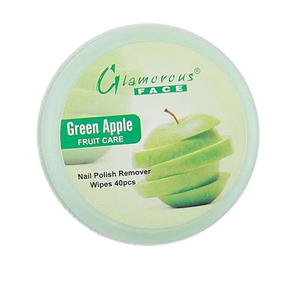 Picture of Glamorous Green Apple Nail Polish Remover 40Pcs
