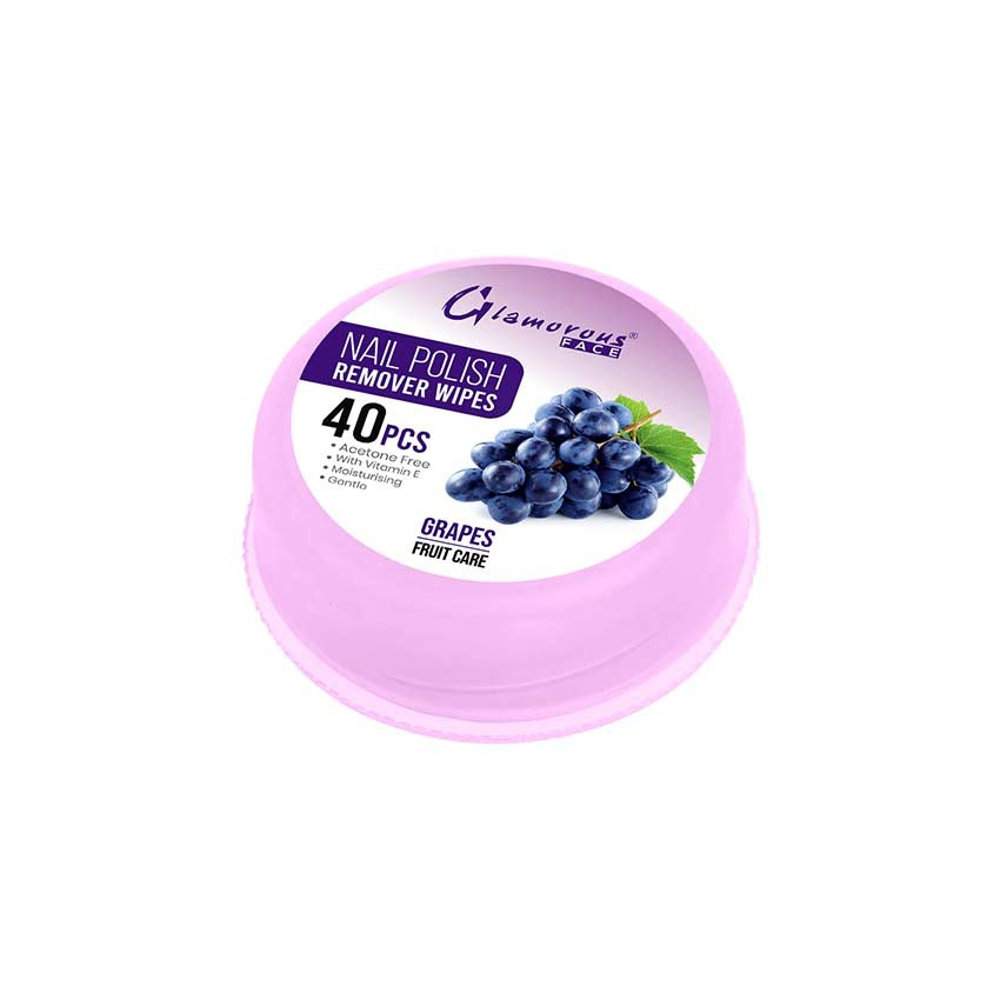 Picture of Glamorous Grapes Nail Polish Remover 40Pcs