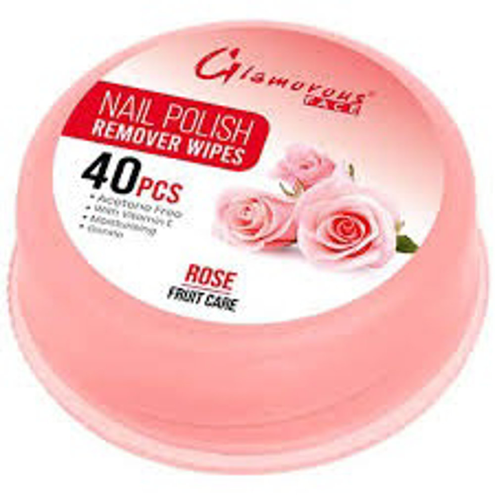 Picture of Glamorous Rose Nail Polish Remover 40Pcs