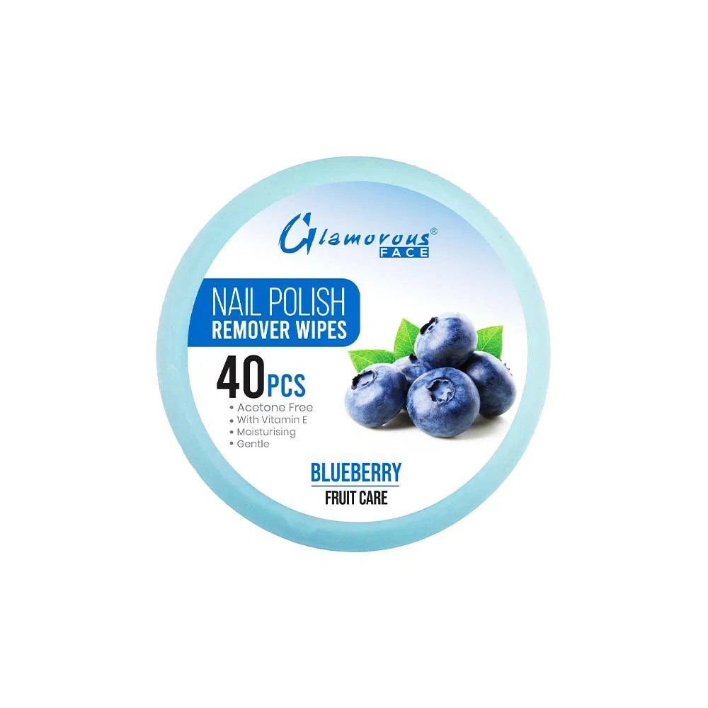 Picture of Glamorous Blueberry Nail Polish Remover 40Pcs