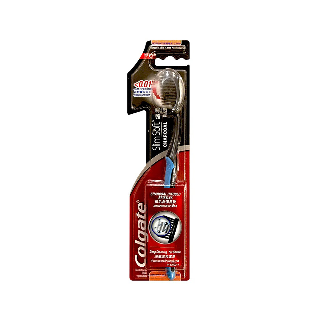 Picture of Colagate Slim Soft Charcoal Toothbrush
