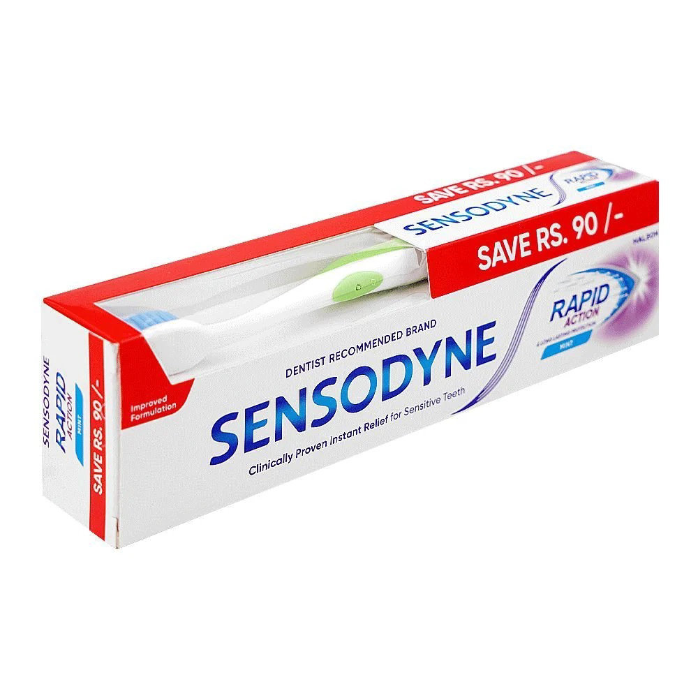 Picture of Sensodyne Rapid Action Mint Brush ack 100GM