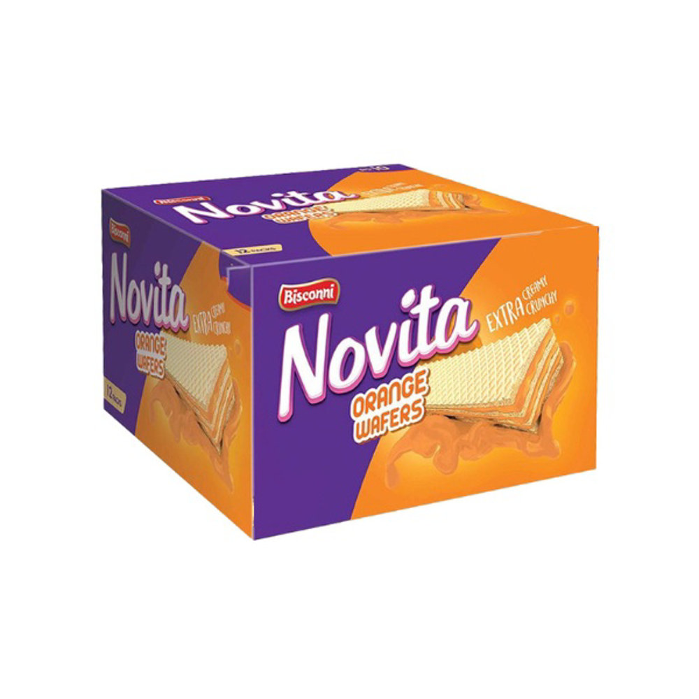 Picture of Bisconni Novita Orange Wafers 24gm