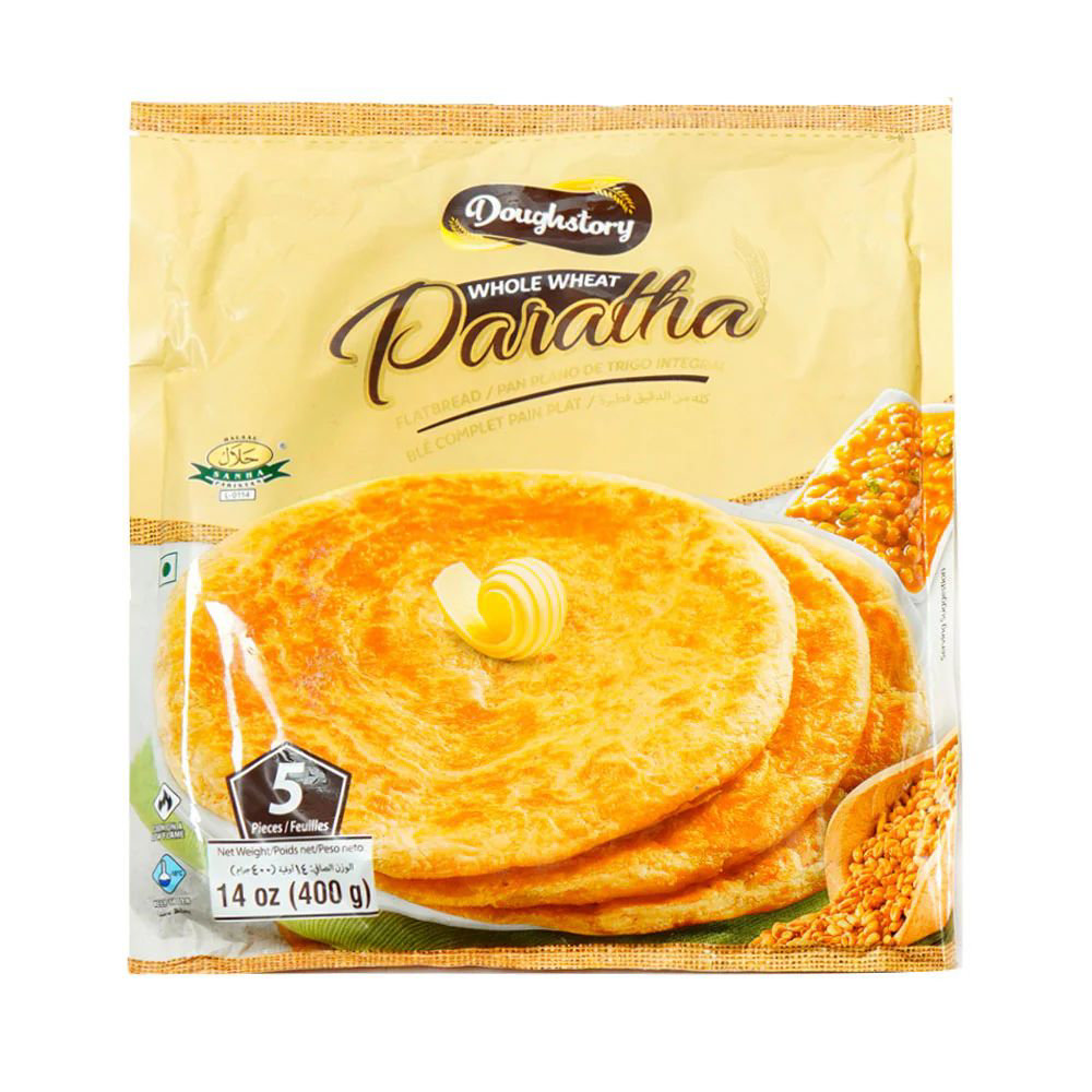 Picture of Doughstory Whole Wheat Paratha 5Pcs 400GM