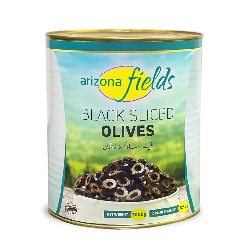 Picture of Arizona Fields Black Olives Sliced 3000GM