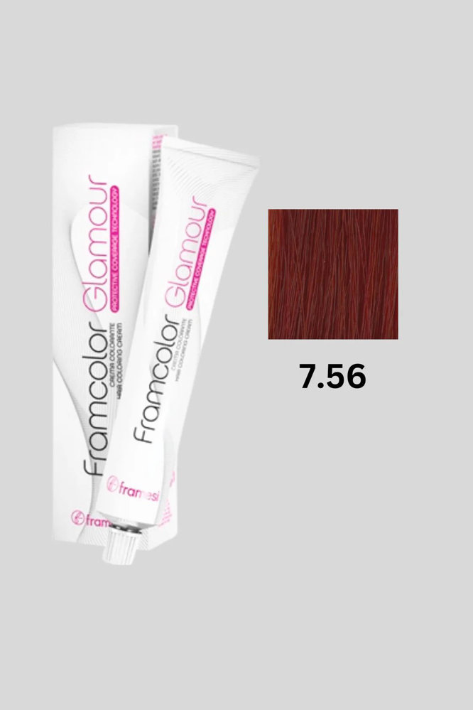 Picture of Framesi Glamour Hair Color 7.56 100ML
