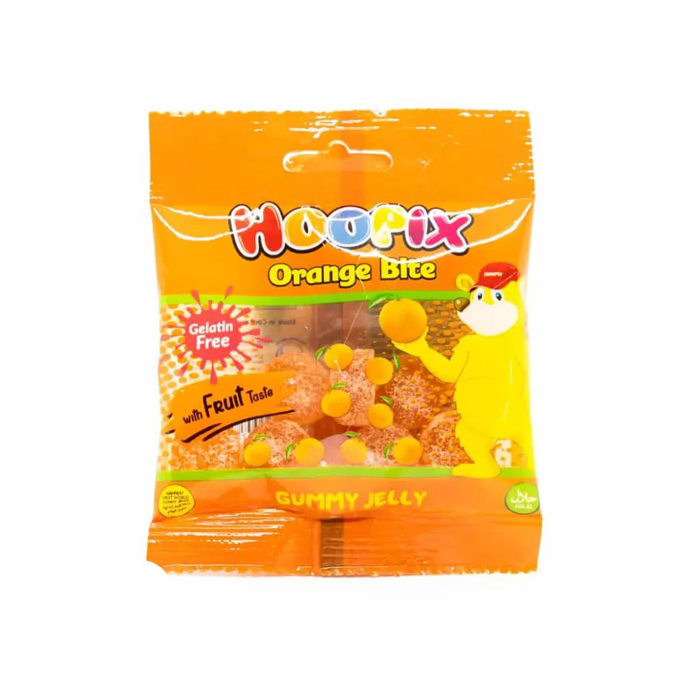 Picture of Hoopix Orange Bite Gummy Jelly 90gm