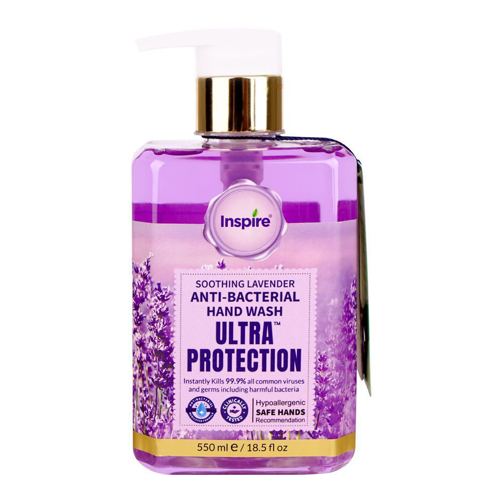 Picture of Inspire Soothing Lavender Anti-Bacterial Hand Wash 550ML