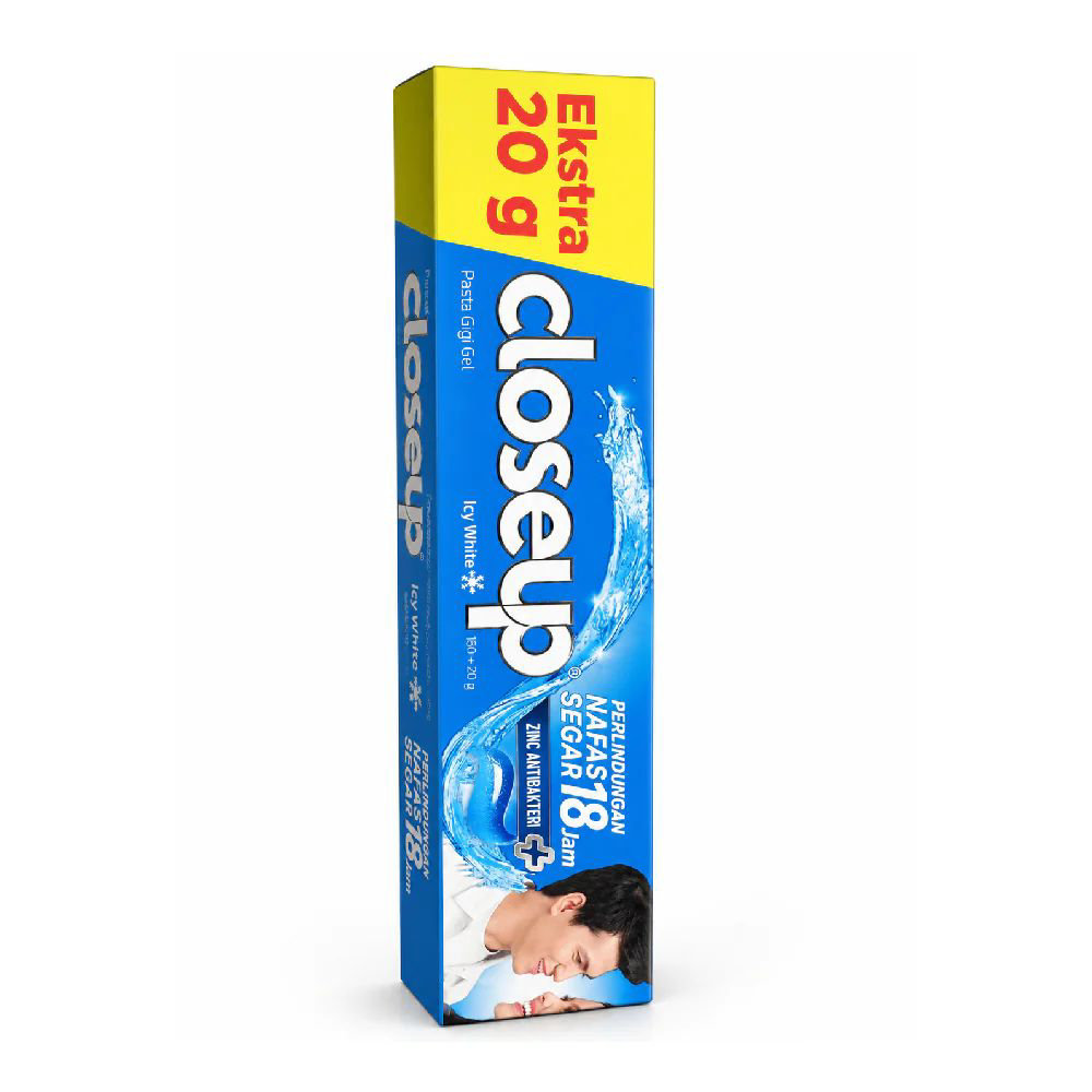 Picture of Closeup Icy White Nafas Segar 18 Jam Toothpaste 180gm