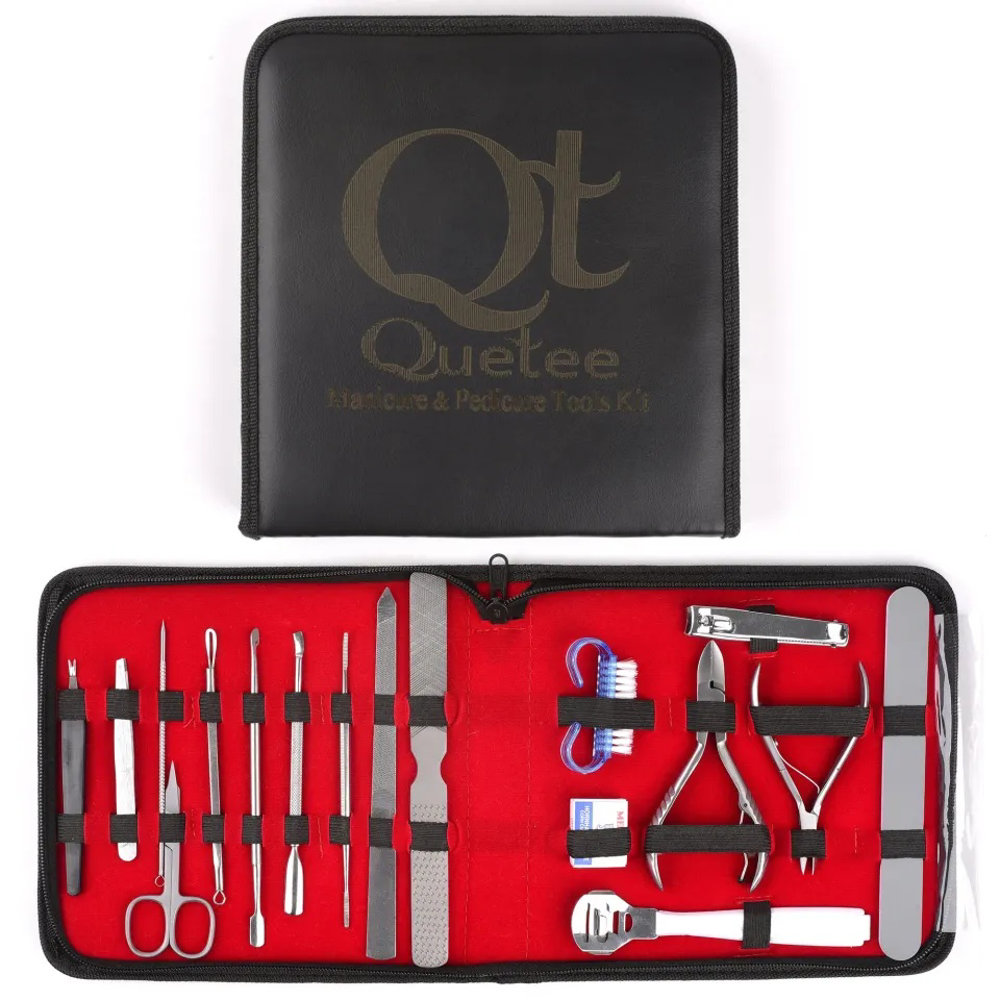 Picture of Quetee Beauty Manicure & Pedicure Tools Kit 17 In 1