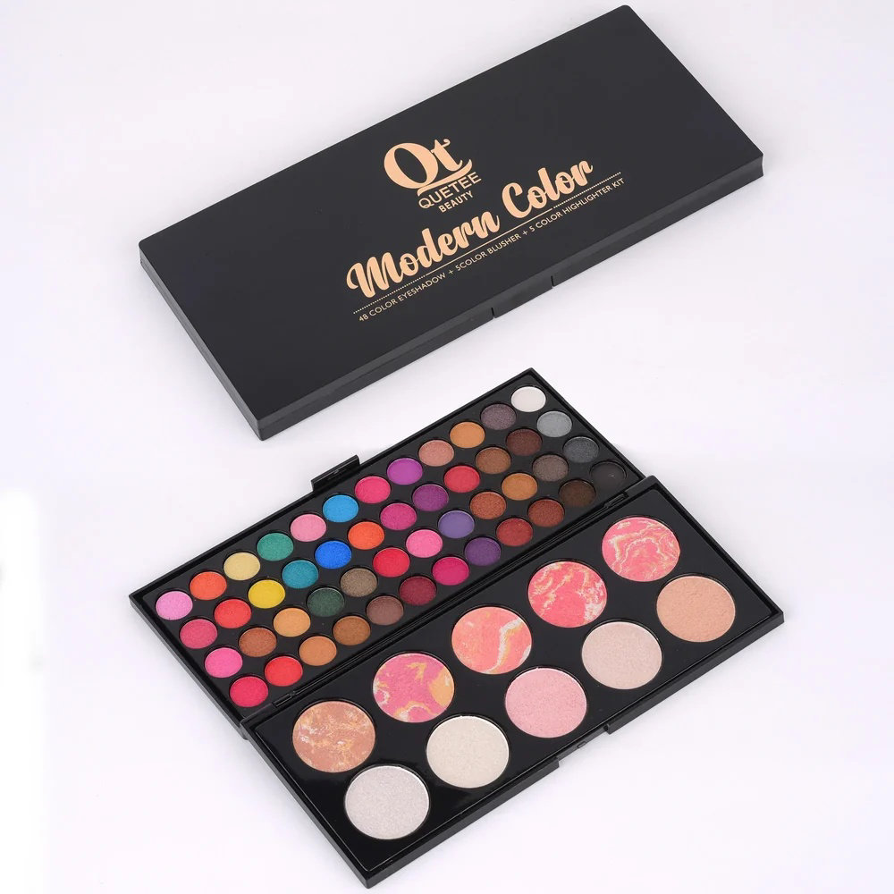 Picture of Quetee Modern Color Eyeshadow+Color Blusher Kit 48GM