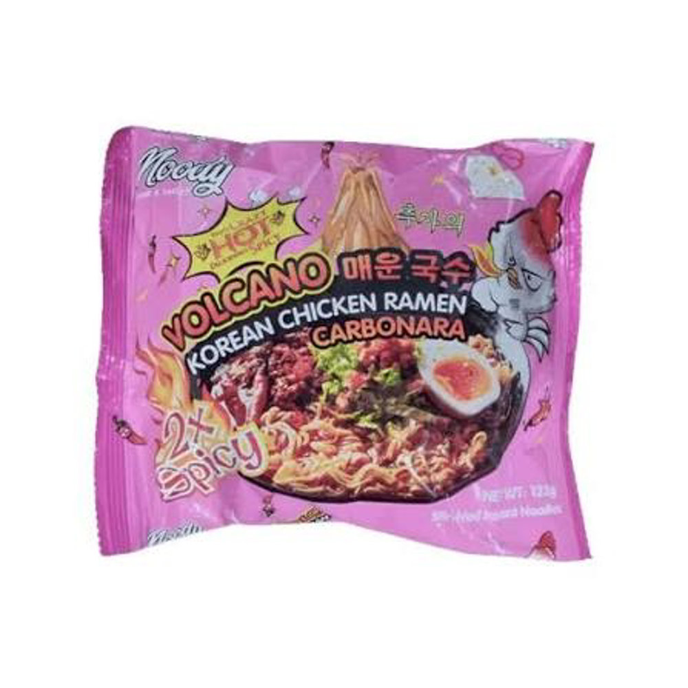 Picture of Noody Volcano Spicy Korean Chicken Ramen Carbonara 120GM