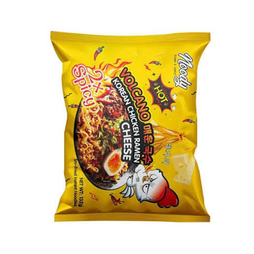 Picture of Noody Volcano Spicy Korean Chicken Ramen Cheese 120GM