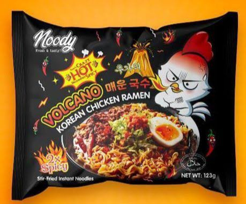 Picture of Noody Volcano Spicy Korean Chicken Ramen 120GM