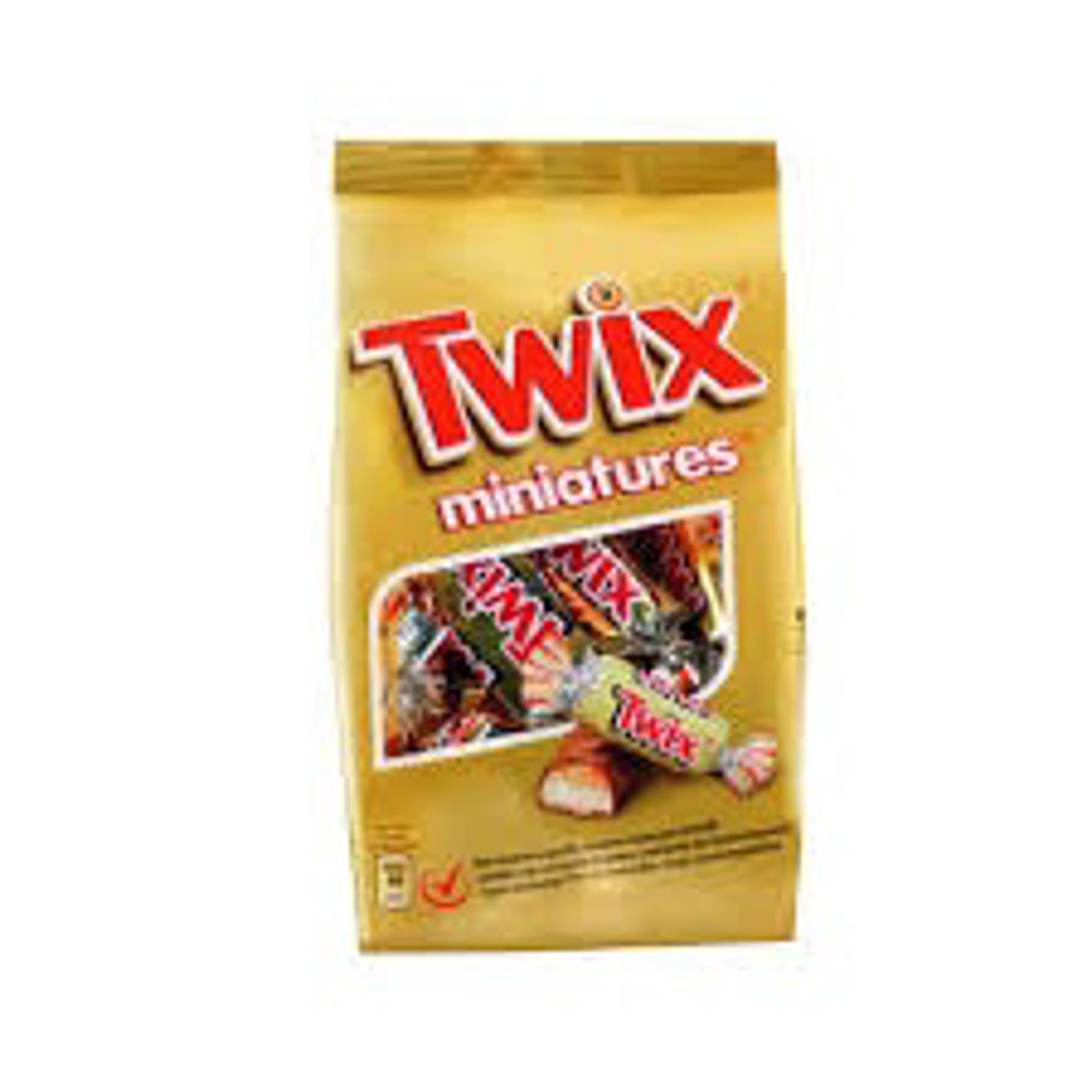 Picture of Twix Miniatures Chocolate Toffee Pouch 220GM