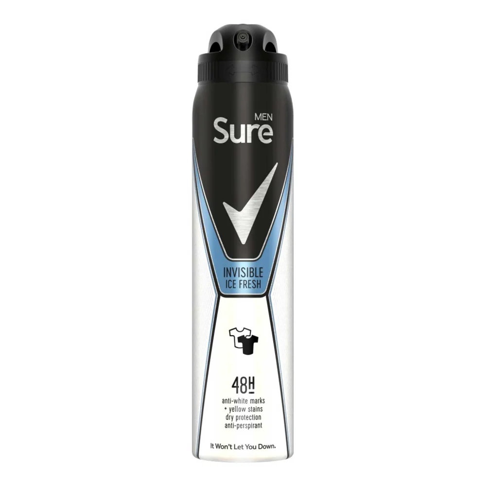 Picture of Sure Body Spray Men Invisible Ice Fresh 150ML