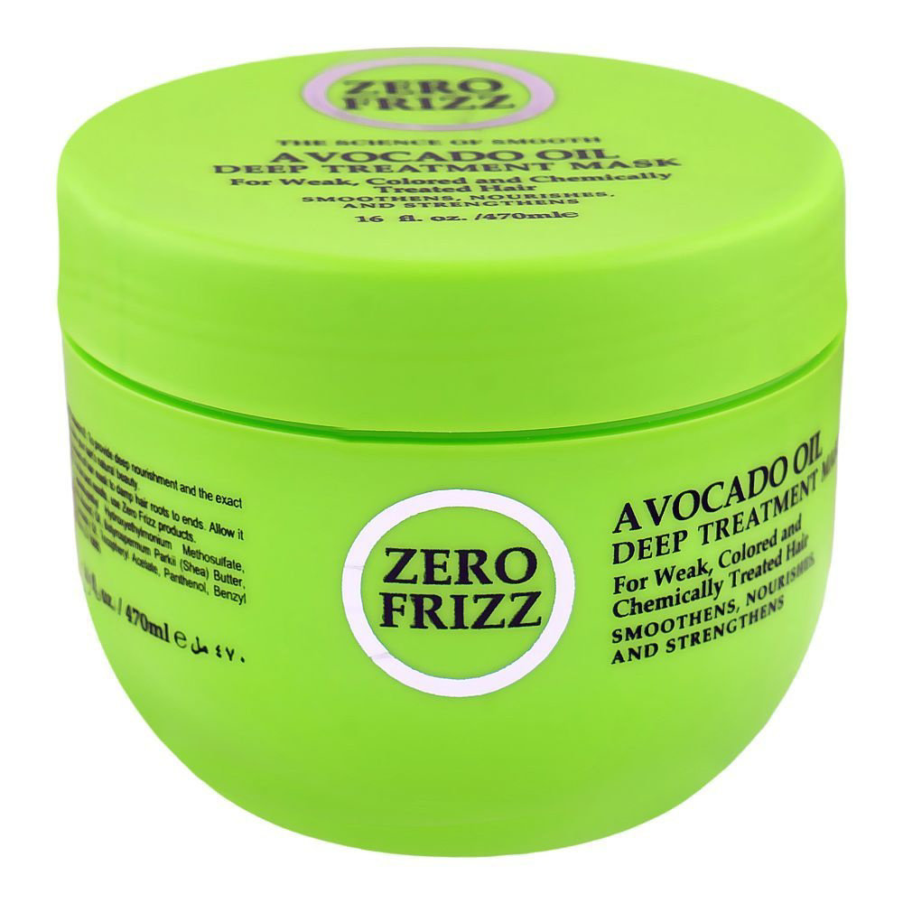 Picture of Zero Frizz Avocado oil Deep Treatment Mask 470ML