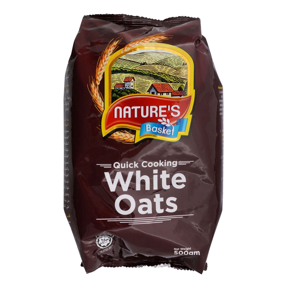Picture of Natures Basket White Oats 500GM