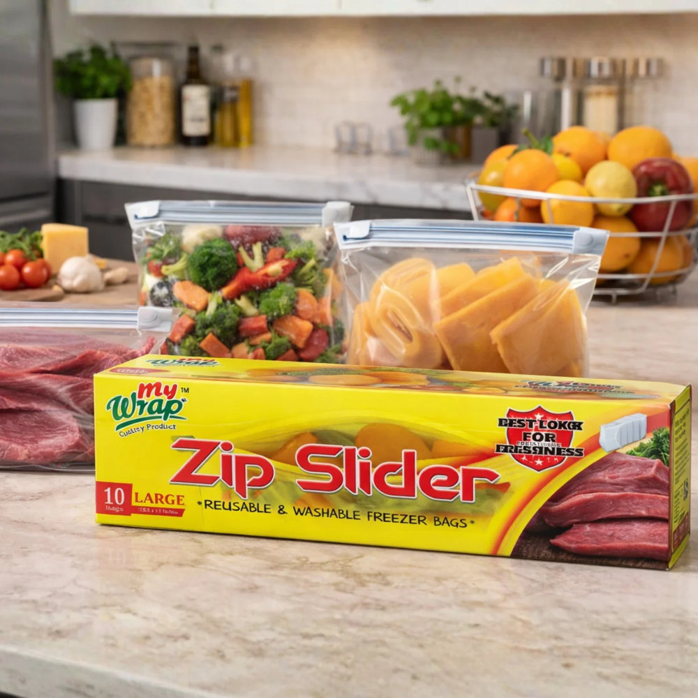 Picture of My Wrap Zip Slider Freezer Bag Large 