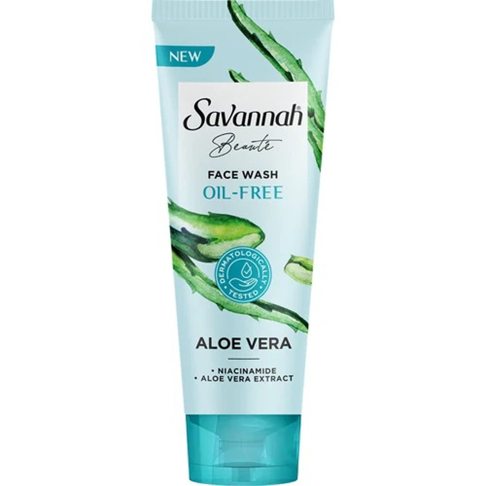 Picture of Savannah Oil-Free Aloe Vera Face Wash 100ML