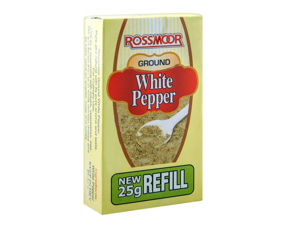 Picture of Rossmoor White Pepper Ground 25GM