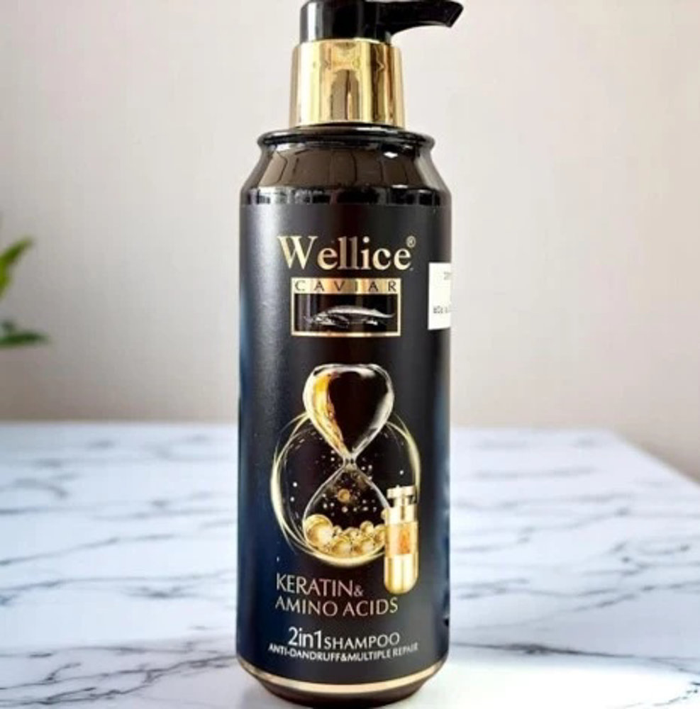 Picture of Wellice 2in1 Shampoo Keratin & Amino Acids 500ML 