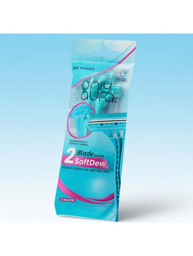Picture of  Only Aura Soft Smooth 3 Razor Pack For Women