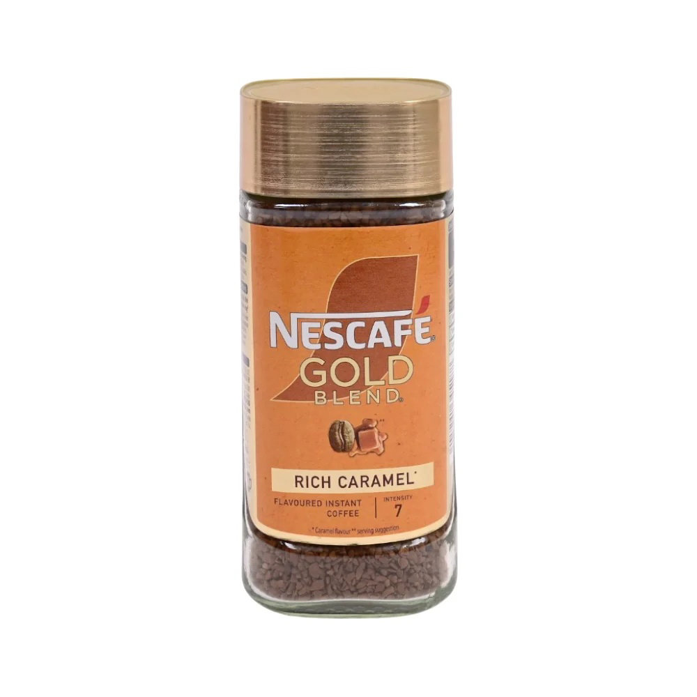 Picture of Nescafe Gold Blend Rich Caramel Coffee 95GM
