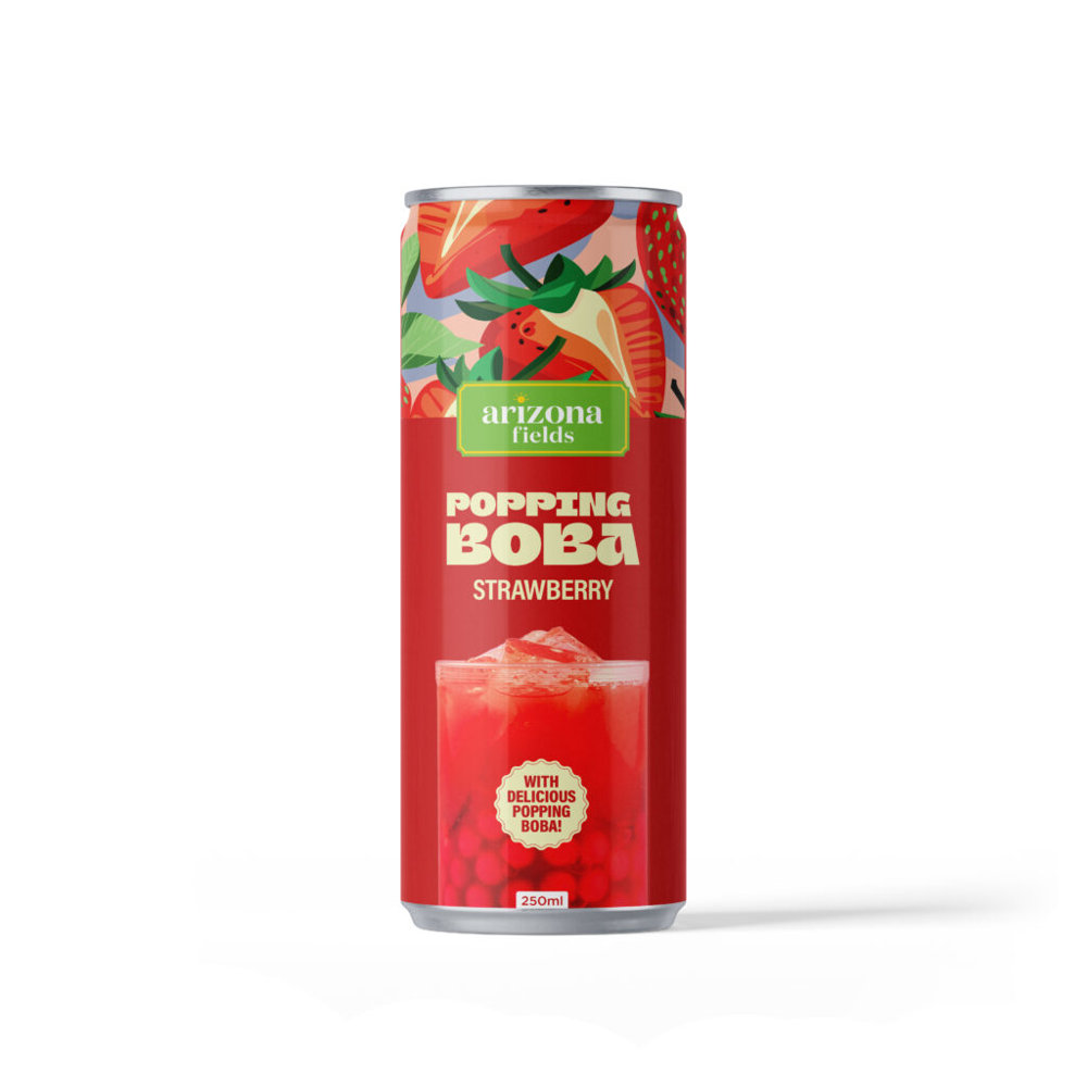 Picture of Arizona Fields Popping Boba Strawberry 250ML