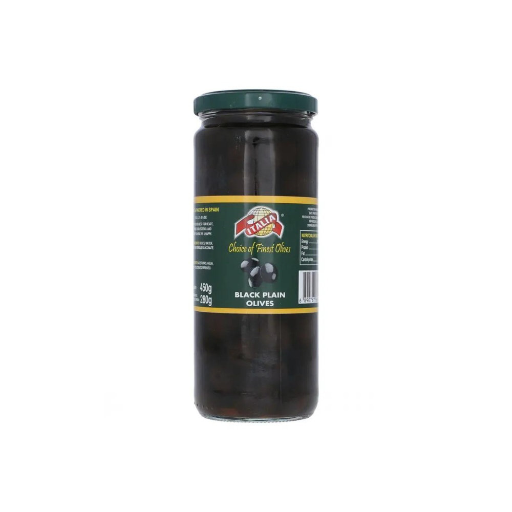 Picture of Italia Black Sliced Olives 230gm