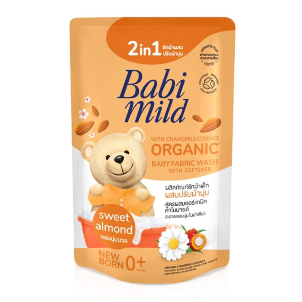 Picture of Babi Mild Organic Sweet Almond Baby Fabric Wash 530ML
