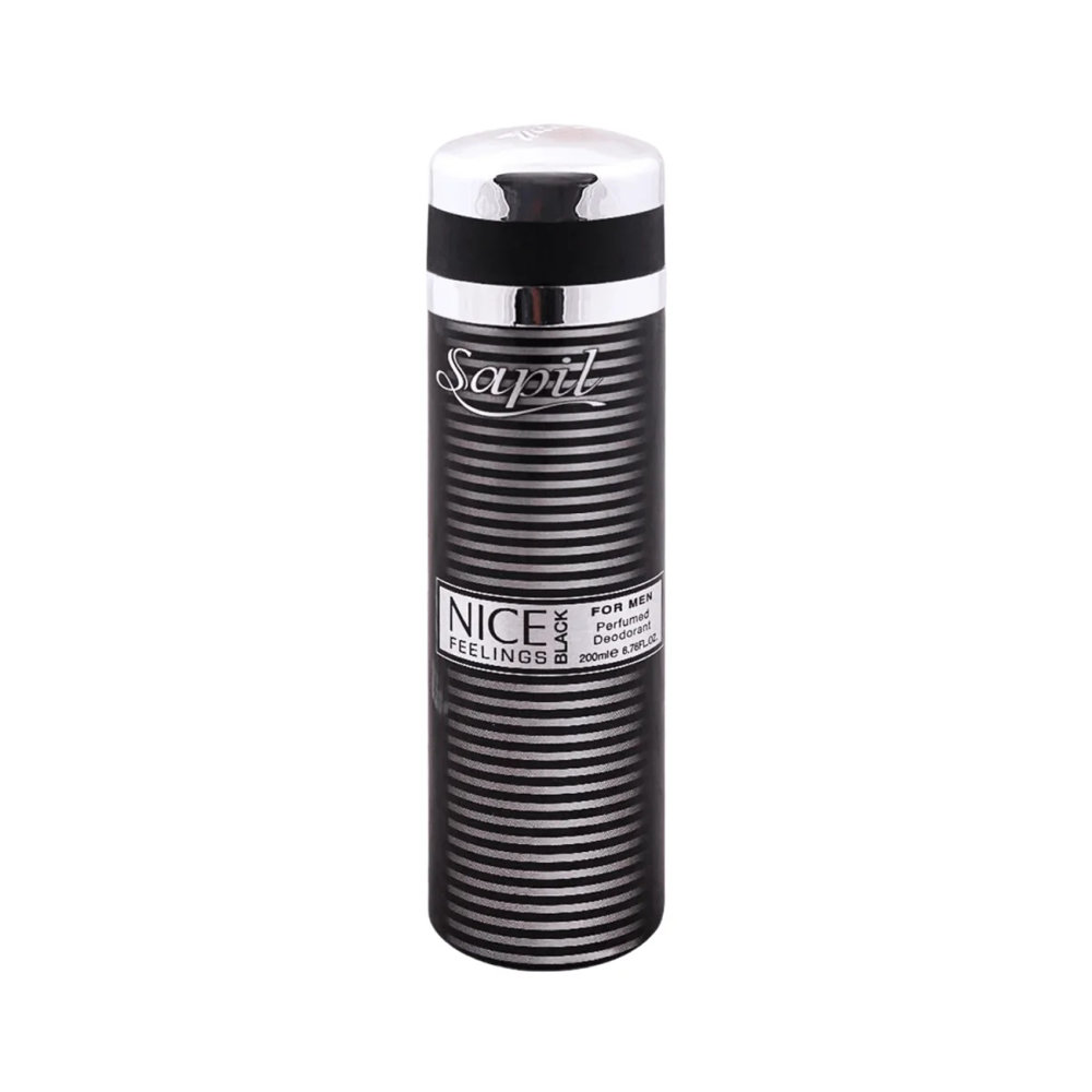Picture of Sapil Nice Feelings Black Body Spray For Men 200ml