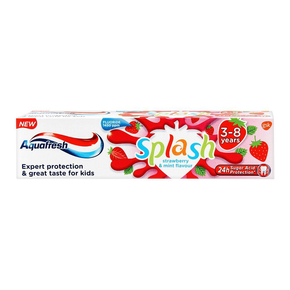 Picture of Aqua Fresh Splash Strawberry Toothpaste 50ml