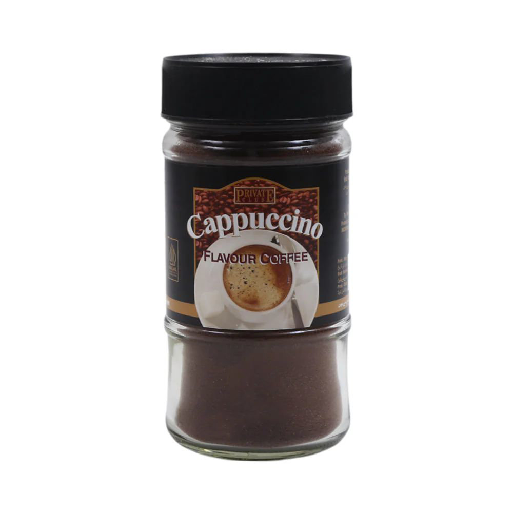 Picture of Private Clube Cappuccino Flavour Coffee 100gm