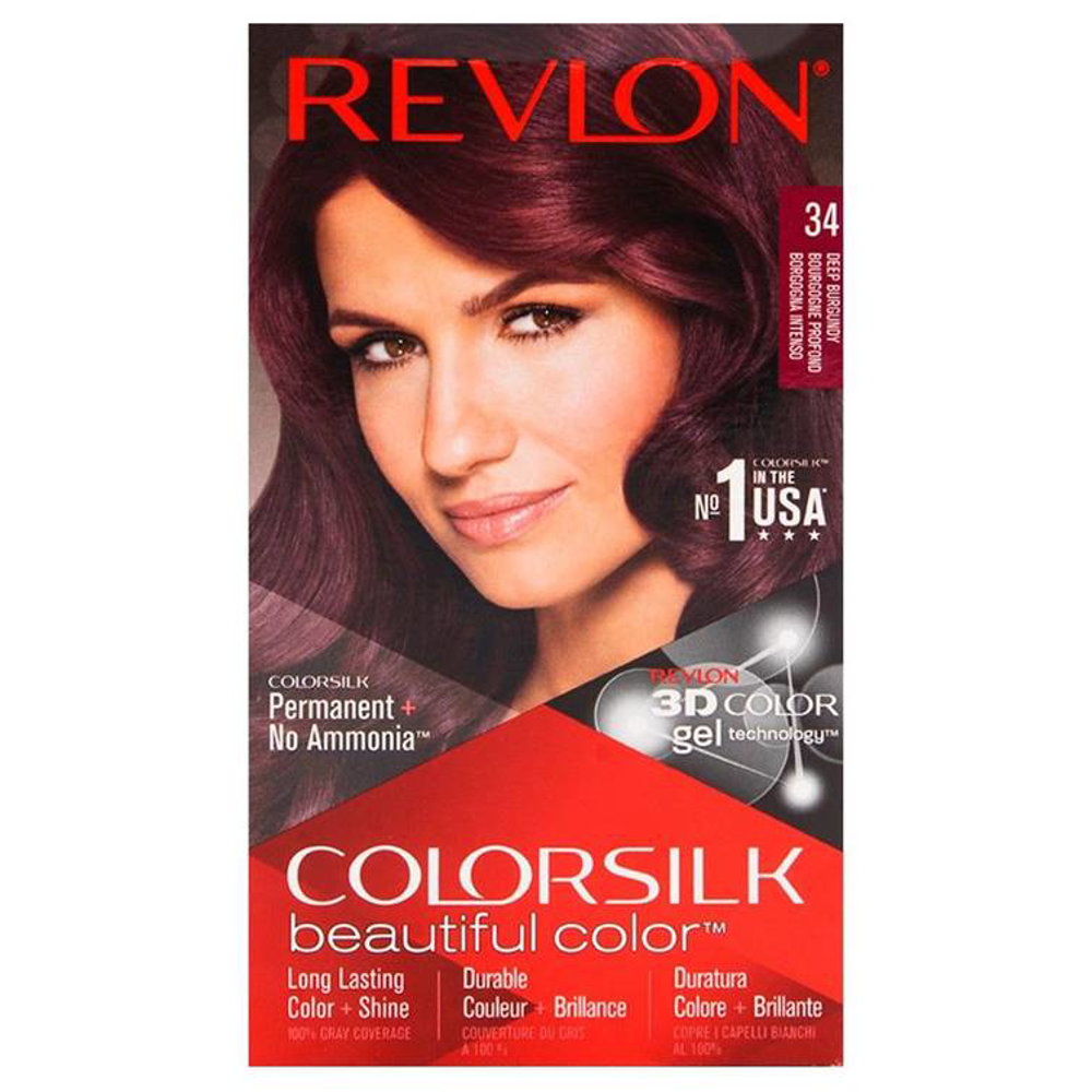 Picture of Revlon Hair Color 34-deep Burgundy 59ml