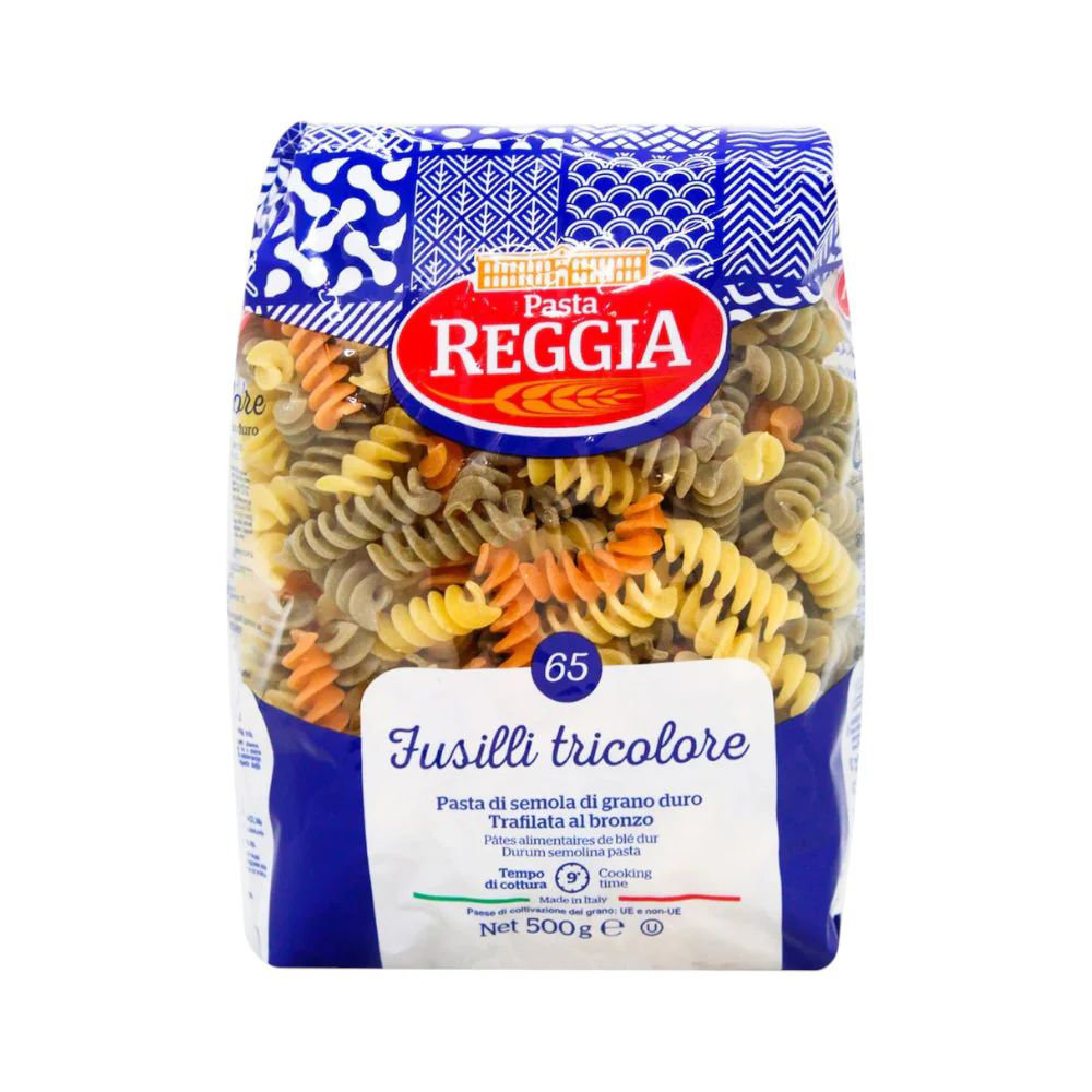 Picture of Reggia Fusilli Tricolore #65 Pasta 500gm
