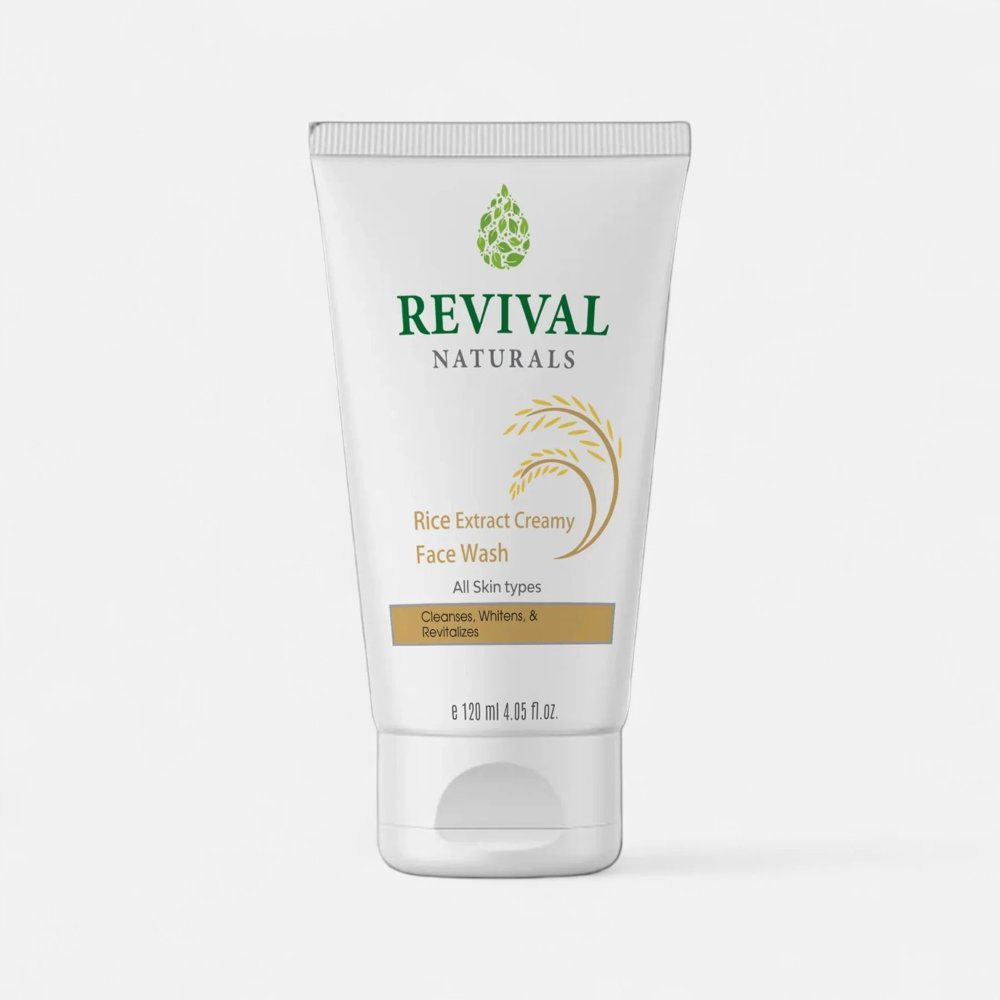 Picture of Revival Naturals Face Wash Rice Extract Creamy 120ml