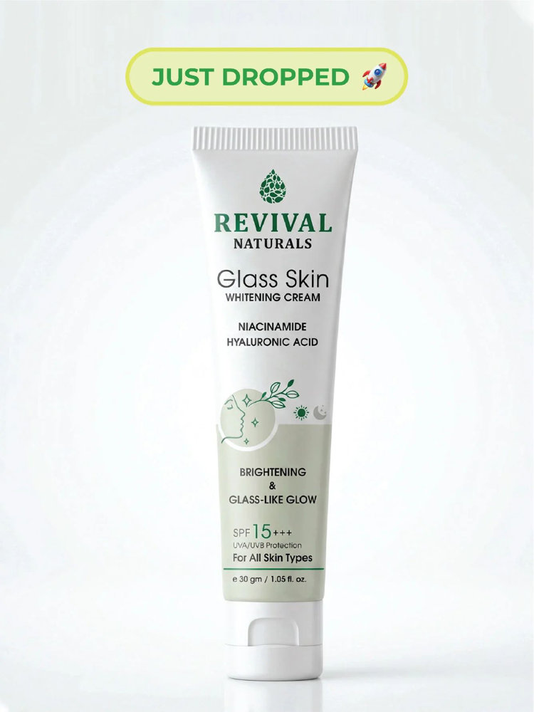 Picture of Revival Naturals Glass Skin Whitening Cream 30gm