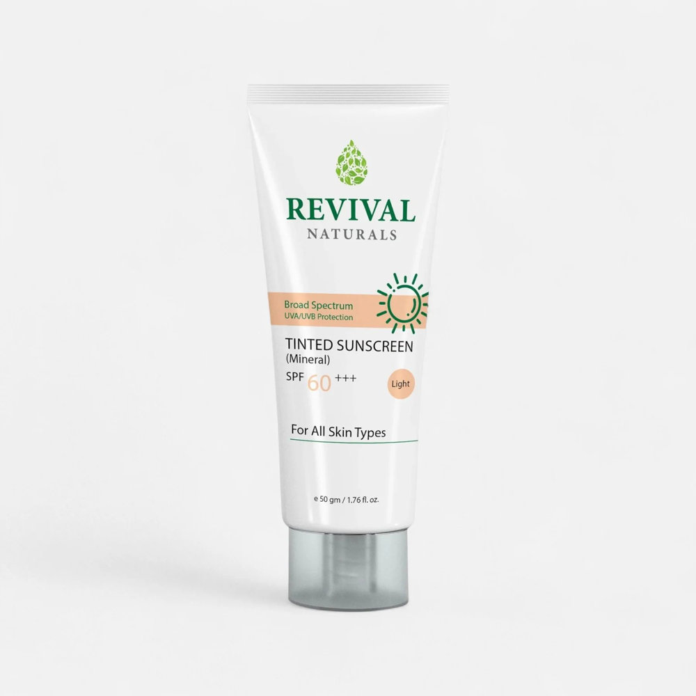 Picture of Revival Naturals Tinted Sunscreen Spf60 50gm