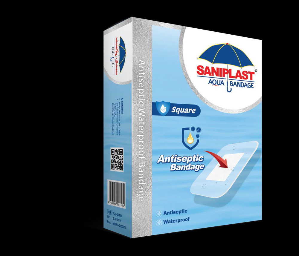 Picture of Saniplast First Aid Bandage Sqaure 20 Strips