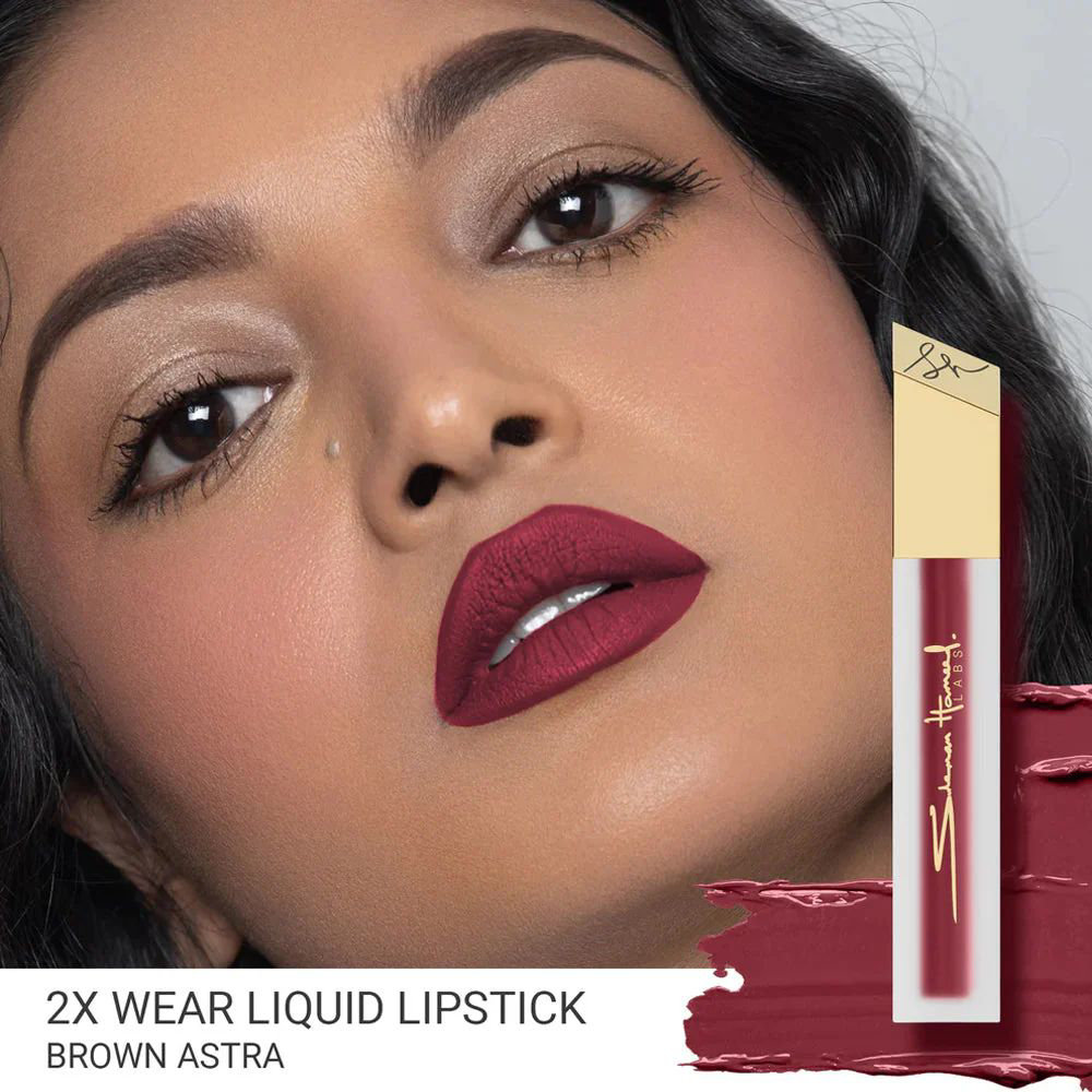Picture of Sh 2x Wear Liquid Lipstick Brown Astra 7ml