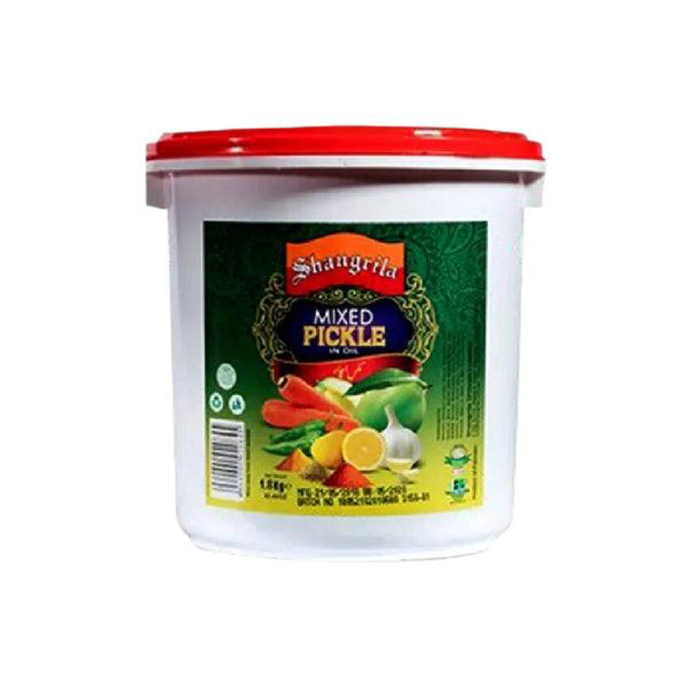 Picture of Shangrila Mixed Pickle In Oil Bucket 1.5kg