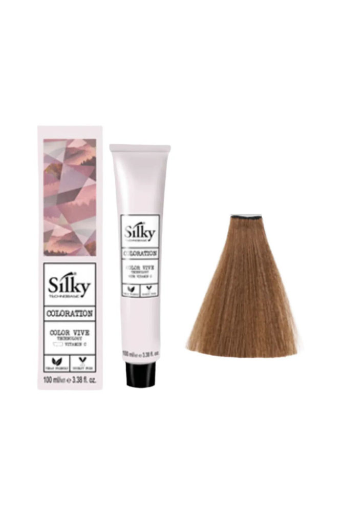 Picture of Silky Hair Color Tube 100ml -7.35 Coffee Blonde