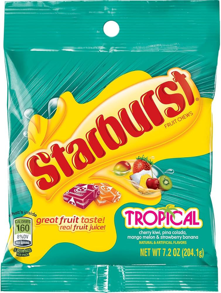 Picture of Starter Tropical Fruits Chews Pouch 35gm