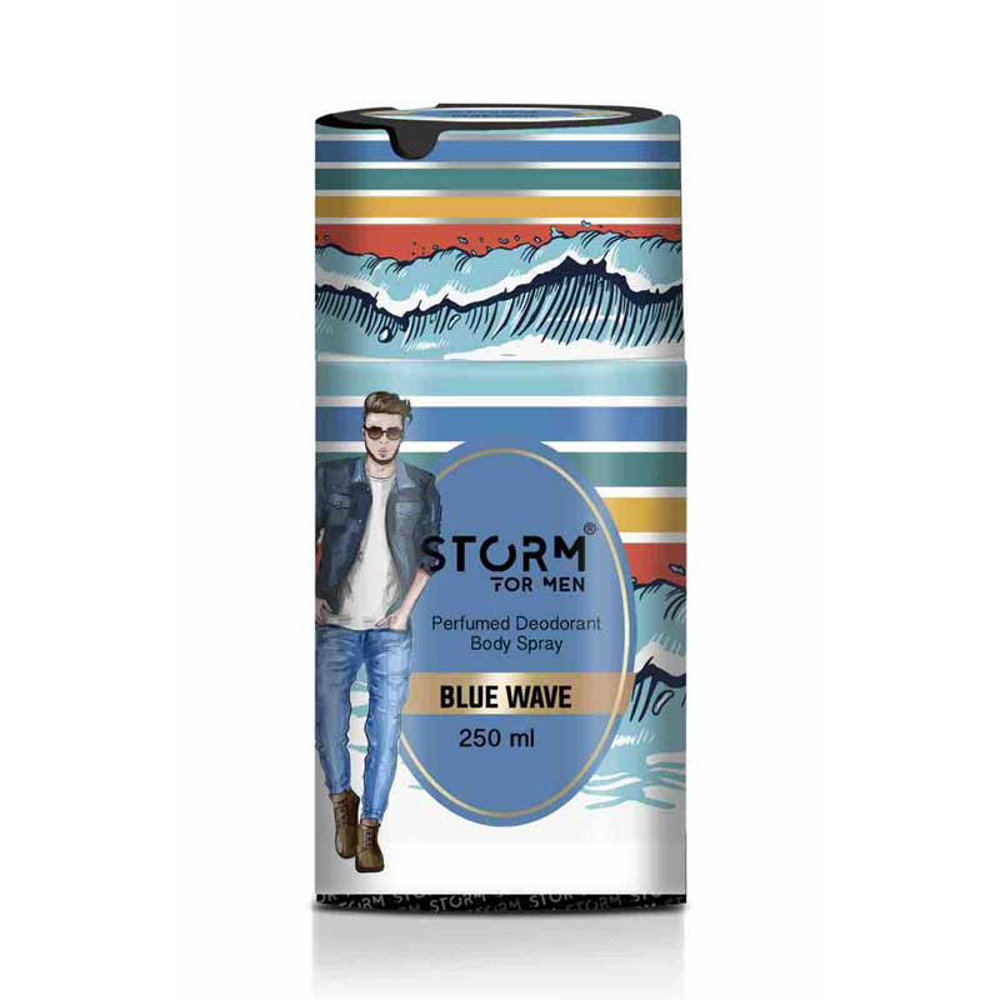 Picture of Storm Blue Wave Perfumed Deodorant Body Spary 250ml